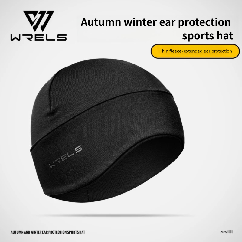 Running Cap Lightweight - หมวกวิ่งฤดูหนาว WRELS แบบมีที่ปิดหู น้ำหนักเบา กระชับพอดี ให้ความอบอุ่น