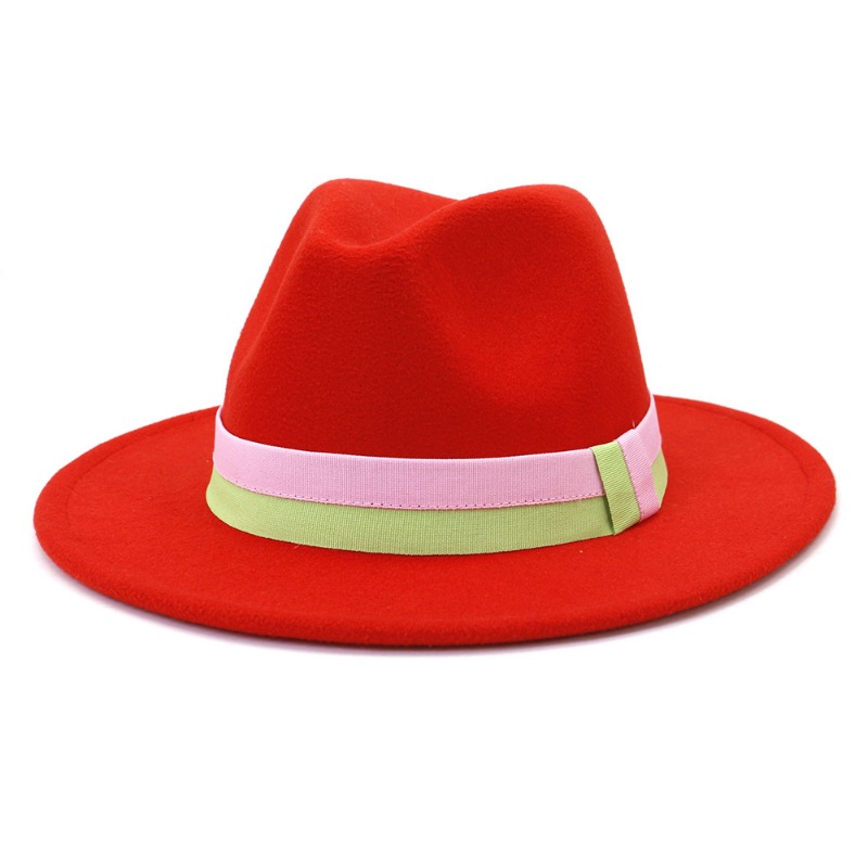 หมวกเฟโดร่าทรงแจ๊สปีกกว้างทำจา - Fedora Hat Wool บทวิจารณ์และราคา