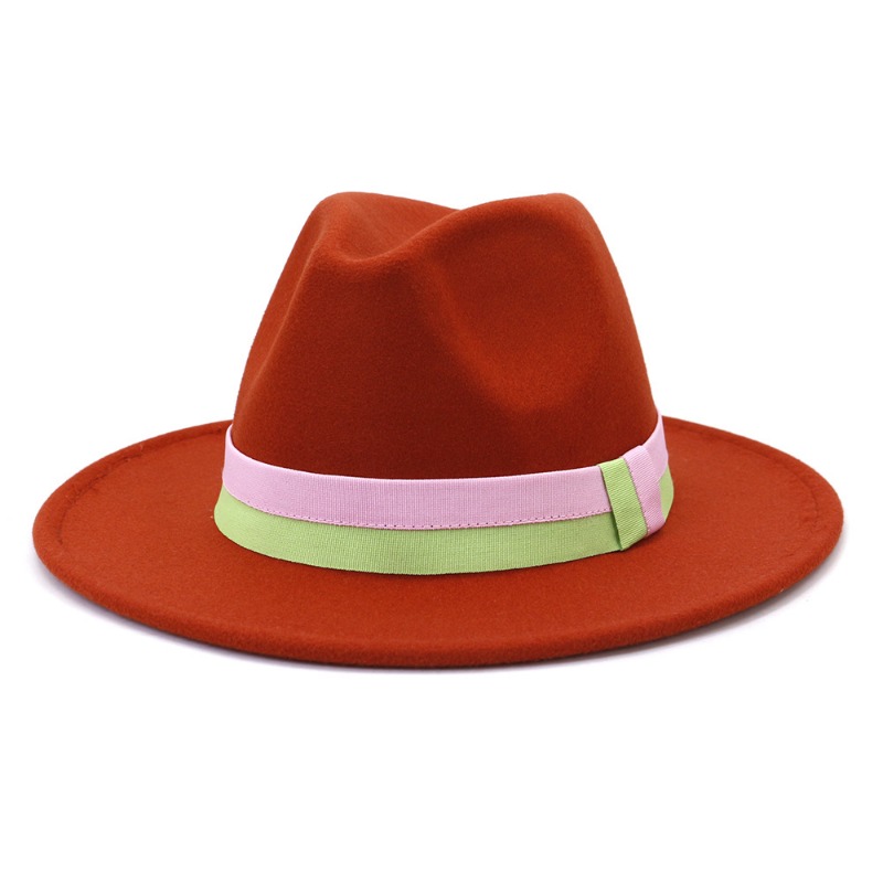 หมวกเฟโดร่าทรงแจ๊สปีกกว้างทำจา - Fedora Hat Wool บทวิจารณ์และราคา