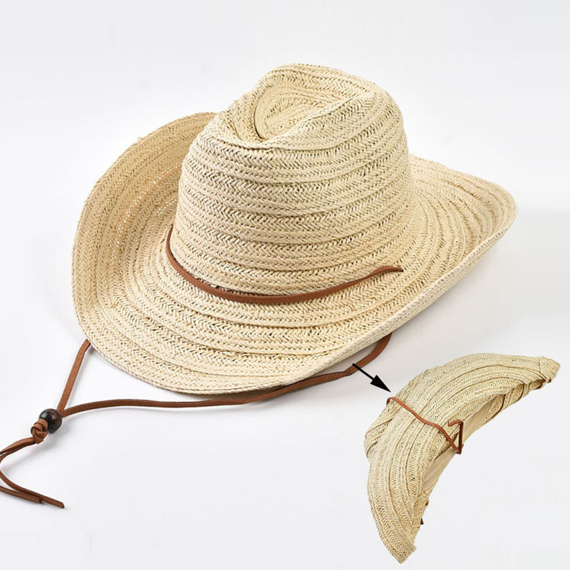 หมวกคาวบอยฟางกระดาษสำหรับผู้หญ - Cowboy Hat Straw บทวิจารณ์และราคา