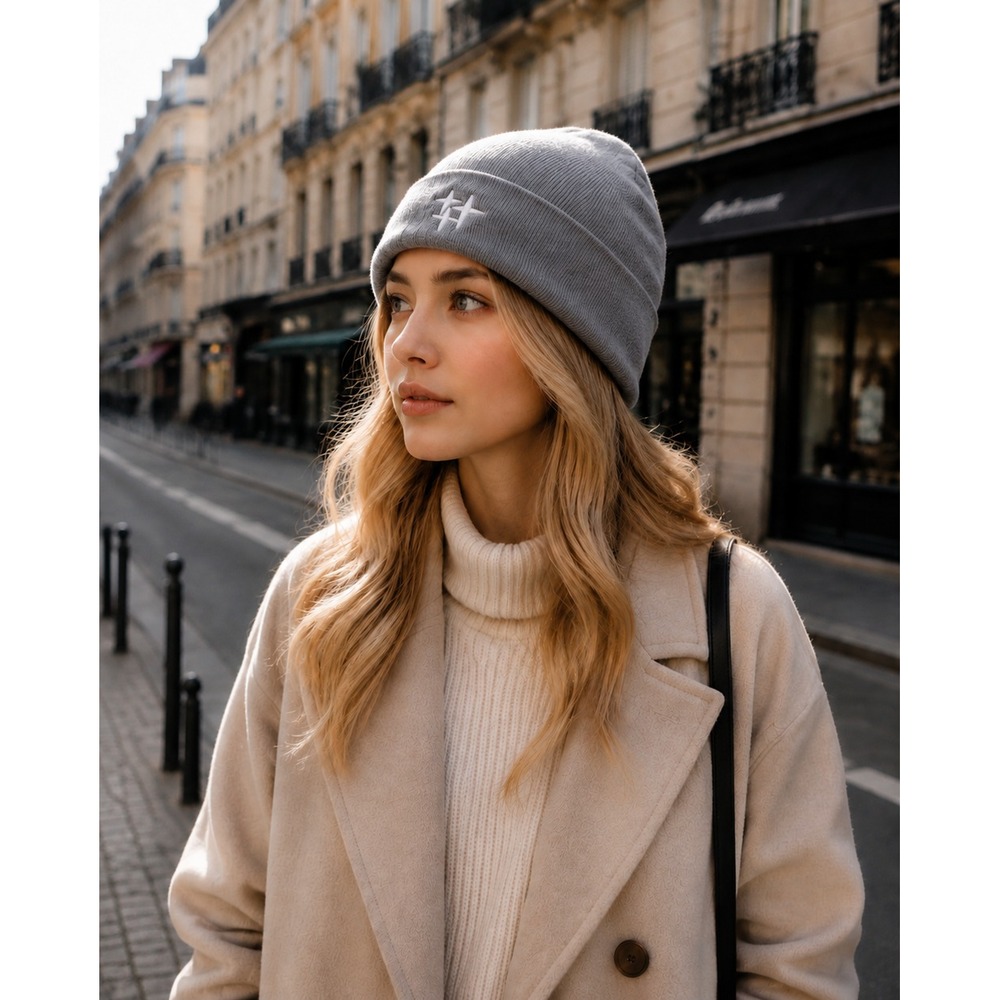 หมวกบีนนี่ถักสำหรับผู้หญิงในฤด - Beanie Cuffed Knit บทวิจารณ์และราคา