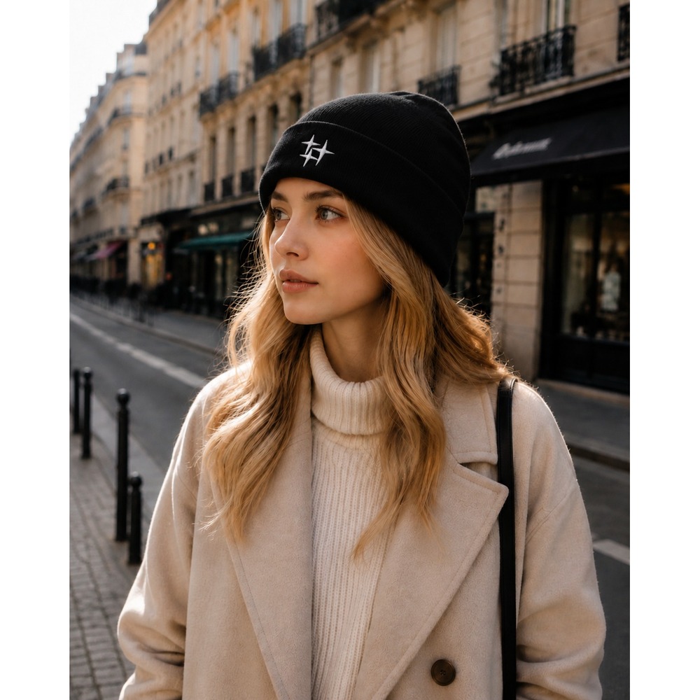 หมวกบีนนี่ถักสำหรับผู้หญิงในฤด - Beanie Cuffed Knit บทวิจารณ์และราคา