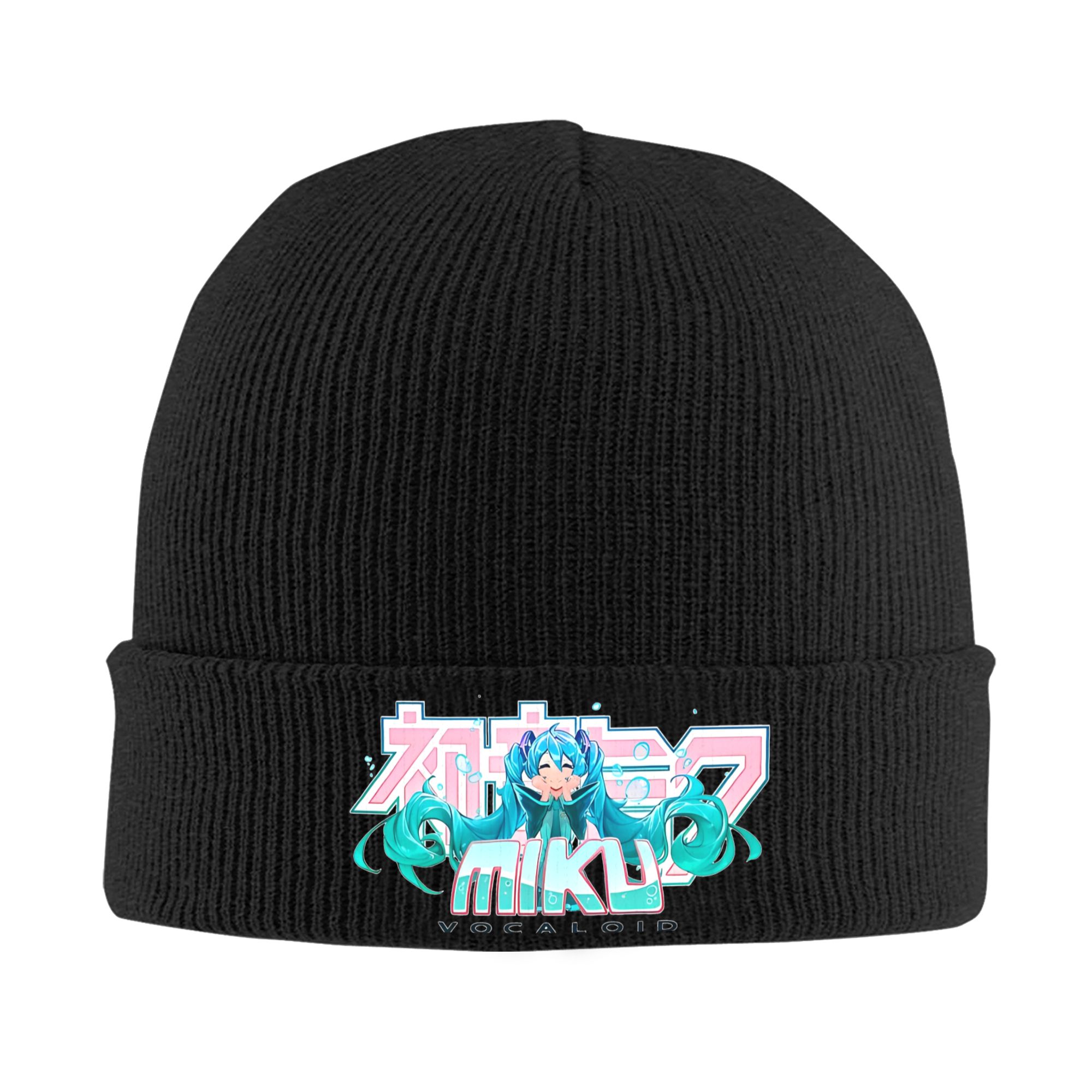 หมวกไหมพรมฮัตสึเนะ มิคุ แบบมีข - Beanie Cuffed Knit บทวิจารณ์และราคา