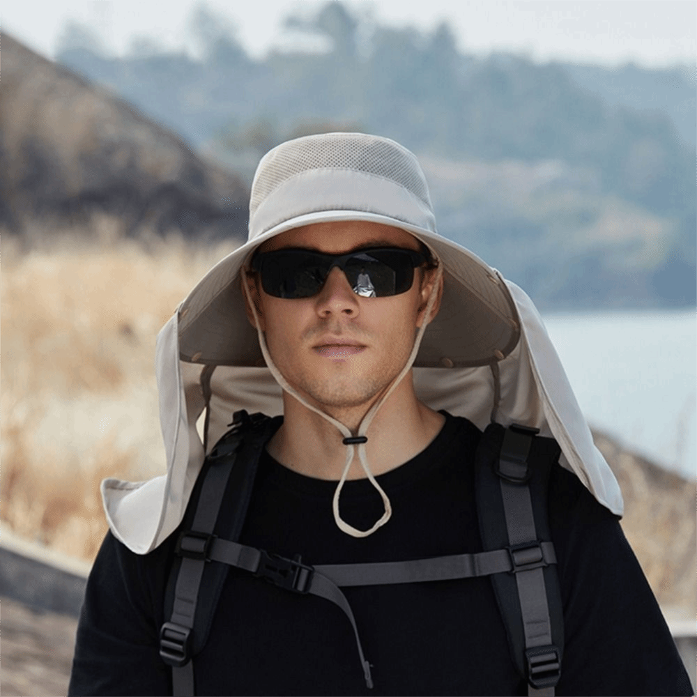 หมวกแฟชั่นผ้าสำหรับผู้ชาย ปีกก - Visor Sun Hat บทวิจารณ์และราคา