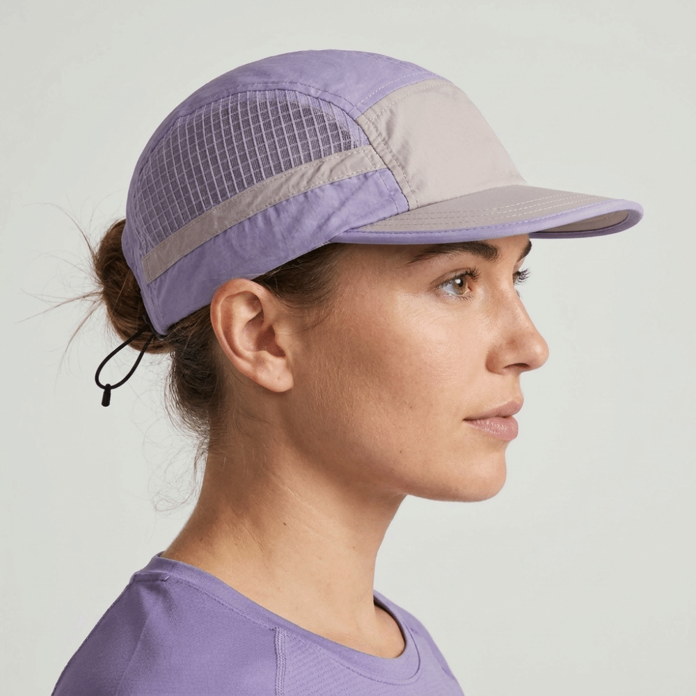 หมวกเบสบอลแบบแห้งเร็ว ลายบล็อก - Running Cap Lightweight บทวิจารณ์และราคา