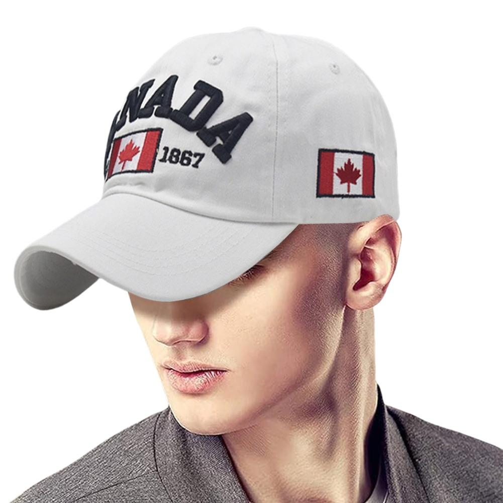 หมวกเบสบอลแคนาดา หมวกเบสบอลลาย - Dad Hat Cotton บทวิจารณ์และราคา