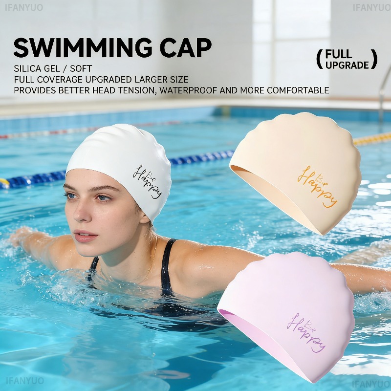 หมวกว่ายน้ำซิลิโคนสำหรับผู้หญิ - Swim Hat Silicone บทวิจารณ์และราคา