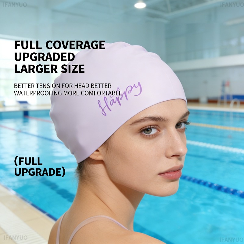 หมวกว่ายน้ำซิลิโคนสำหรับผู้หญิ - Swim Hat Silicone บทวิจารณ์และราคา